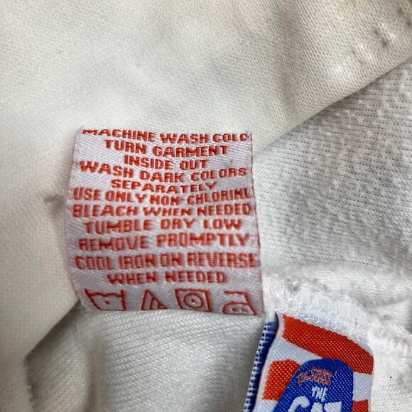 Cat in the Hat White Velour Flare Leg Lounge Pants Women’s Size L Y2K Rare! - Picture 5 of 14